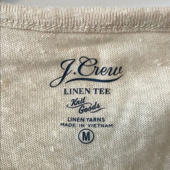 J. Crew Cream Relaxed Blouse with Long Sleeves - Picture 2 of 4